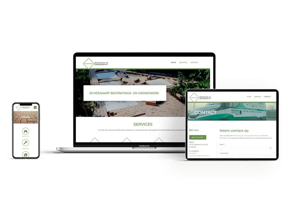 Scheenaart website fly webservices